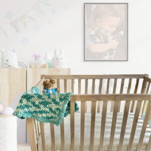 Infant size hand made blanket: Water Water Everywhere