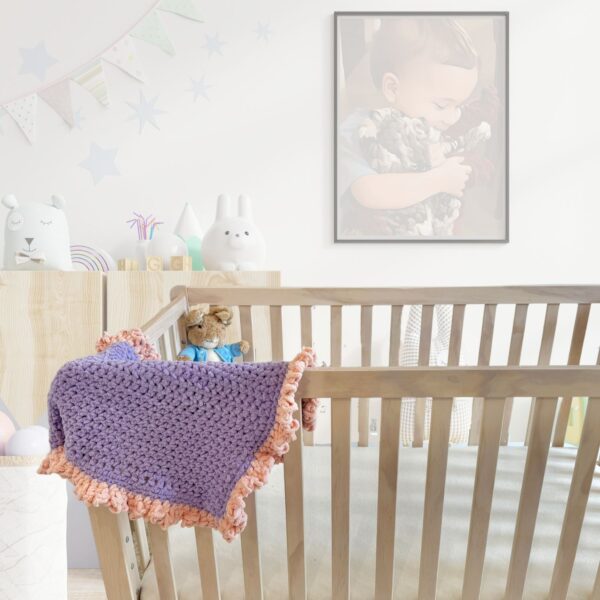 Toddler - Lavender Dream Blanket corner view