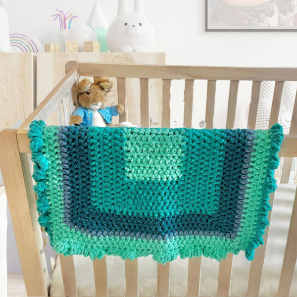Infant size: Emerald Joy blanket