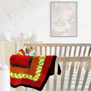 Preschool size: Pumpkin Patch Blanket Corner view