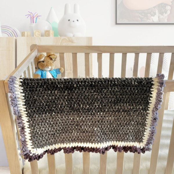 Toddler size: Night Sky handmade blanket