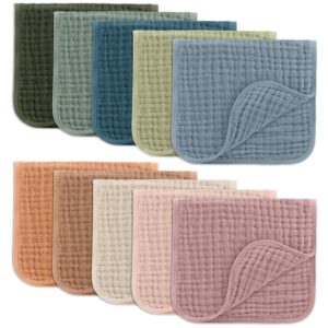 Muslin Burp Cloths Set