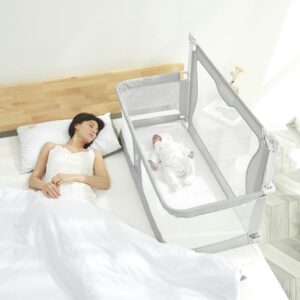 SISTINE Cot Side Bassinet, Sleep Together Bedside Cradle