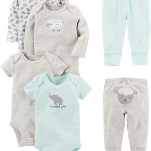 unisex-baby 6-piece Bodysuits
