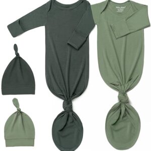 Newborn Baby Knotted Gown