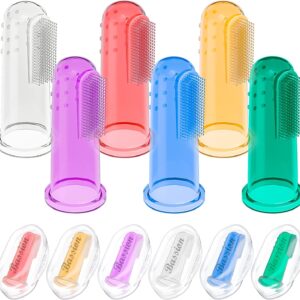 6 Pcs Soft Infant Finger Toothbrush