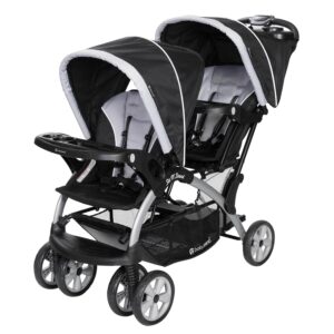 Easy Fold Travel Toddler and Baby Tandem Double Stroller