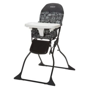 Simple Fold Full Size High Chair With Adjustable Tray