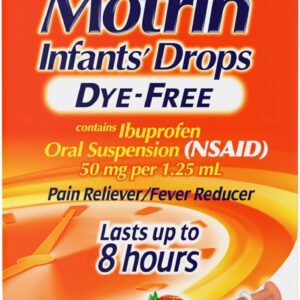 Motrin Infants' Oral, Dye-Free, Alcohol-Free
