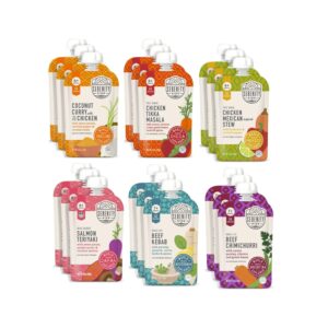 Serenity Kids 7+ Months World Explorers Baby Food Pouches