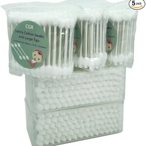 CGR Baby Safety Cotton Swabs w/Large Tips