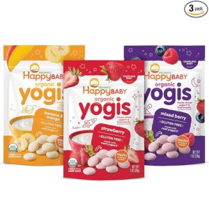 Happy Baby Organics Yogis Freeze-Dried Yogurt & Fruit Snacks
