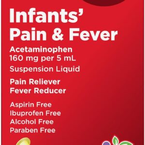 Amazon Basic Care Infants' Pain & Fever, Acetaminophen Dye-Free
